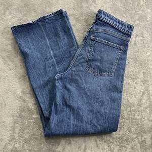 Old Navy Sky-Hi Wide Leg Jeans Womens 4 Blue Medium Wash Denim Casual Boho